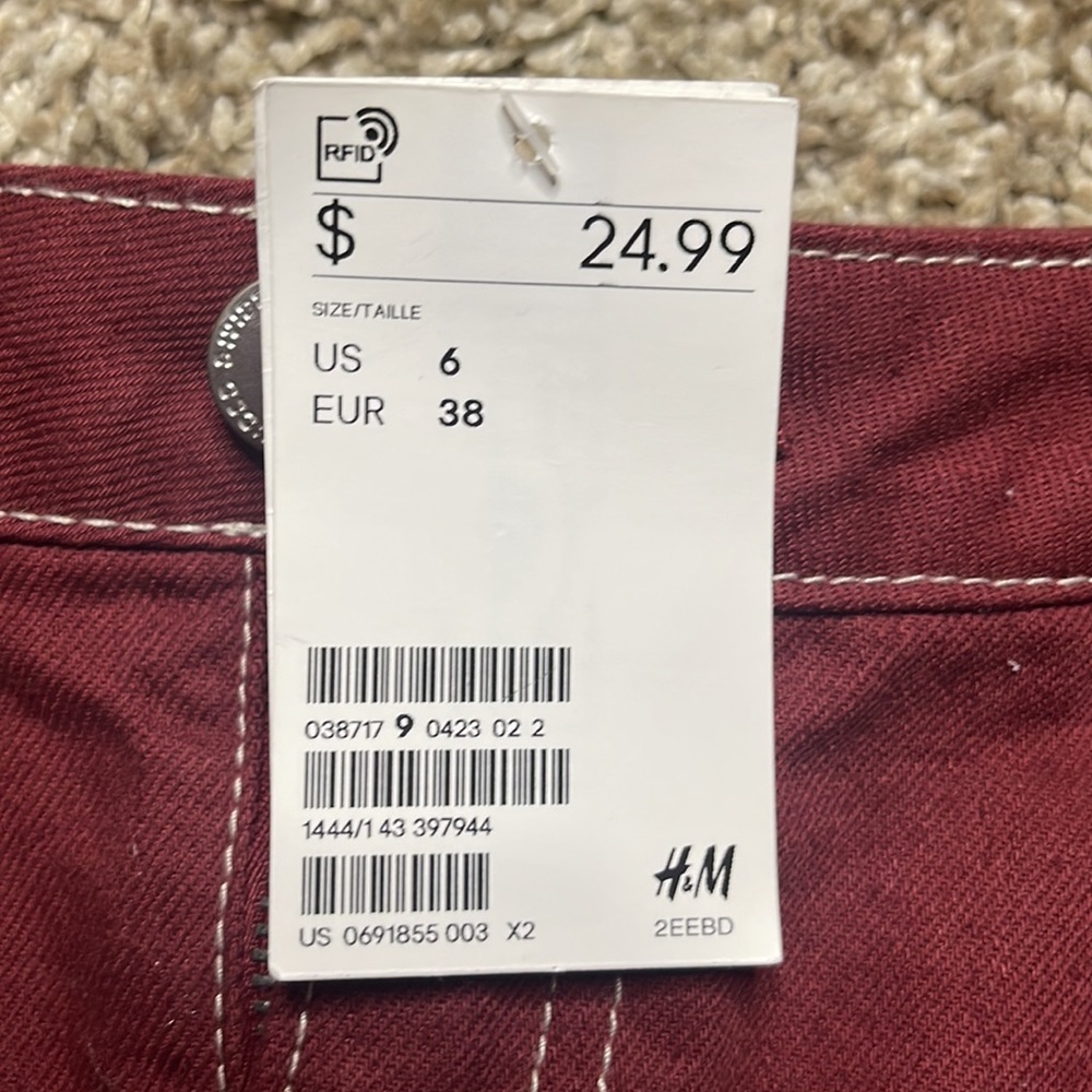 DENIM SKIRT WITH POCKETS SIZE 6 - Picture 3 of 3